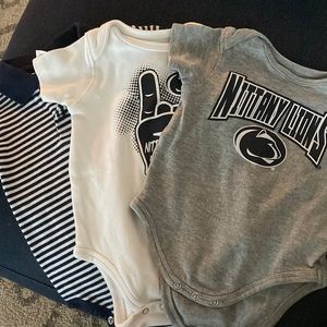 Penn State Baby Onesie Lot